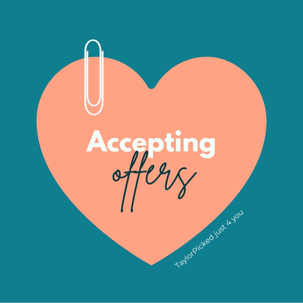 Accepting reasonable offers! 🤝